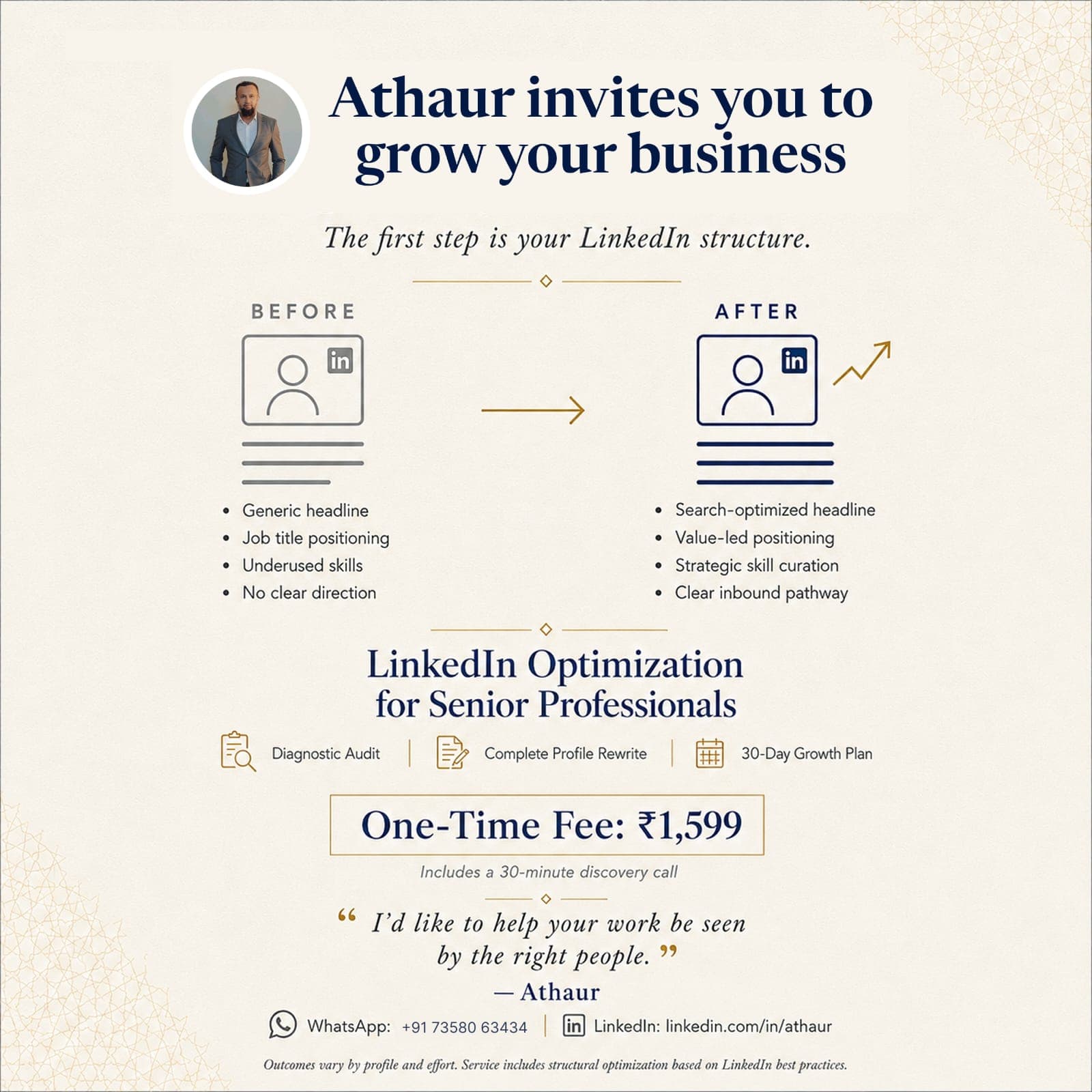 LinkedIn Profile Build for Job Seekers illustration